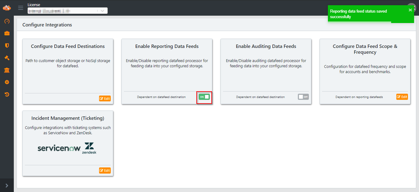 STEP 2: Enable Reporting Data Feeds