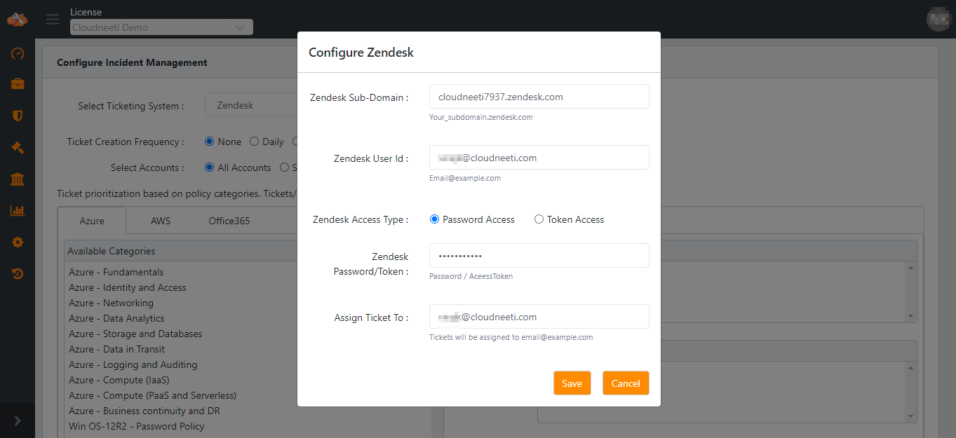 ZenDesk integration