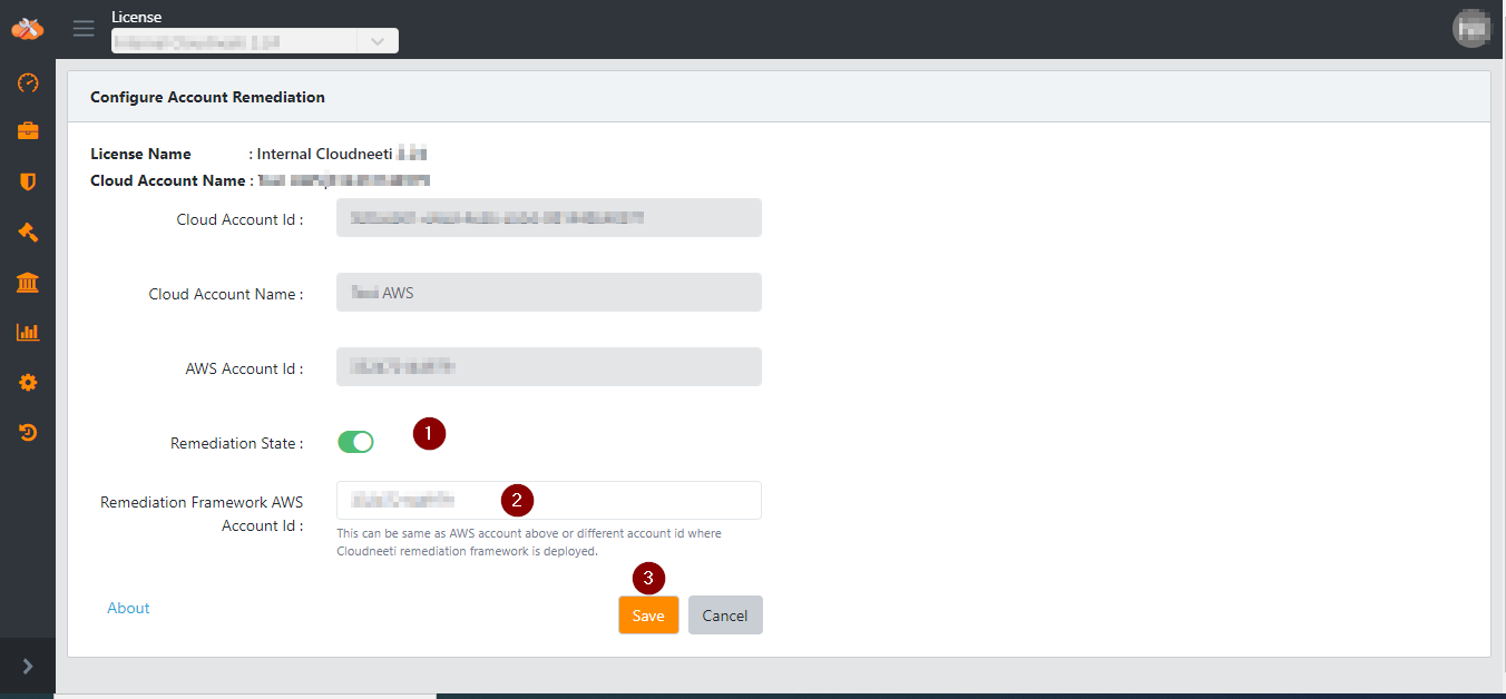 STEP 2: Configure Cloud Account for remediation 