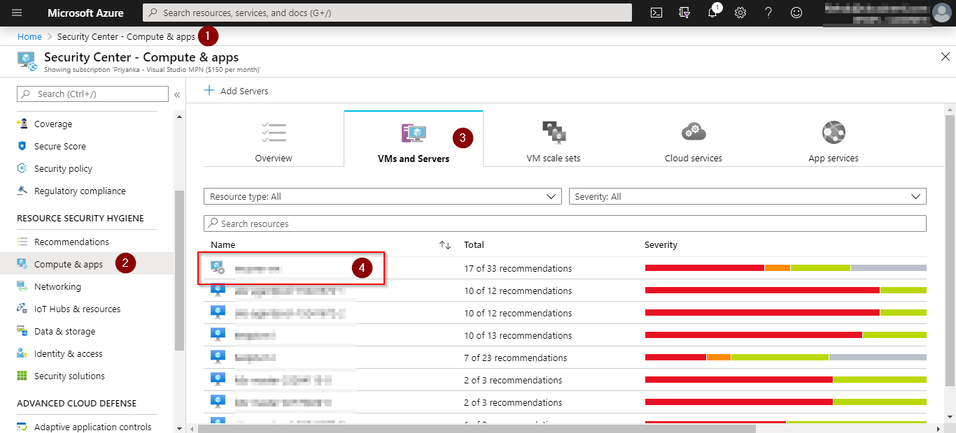 Azure vulnerability